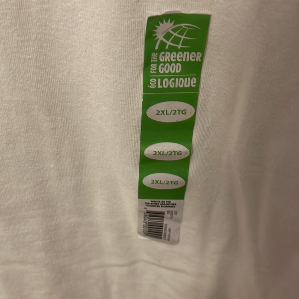 New with tags George brand mens 2xl white round neck tee shirt. - Picture 7 of 7